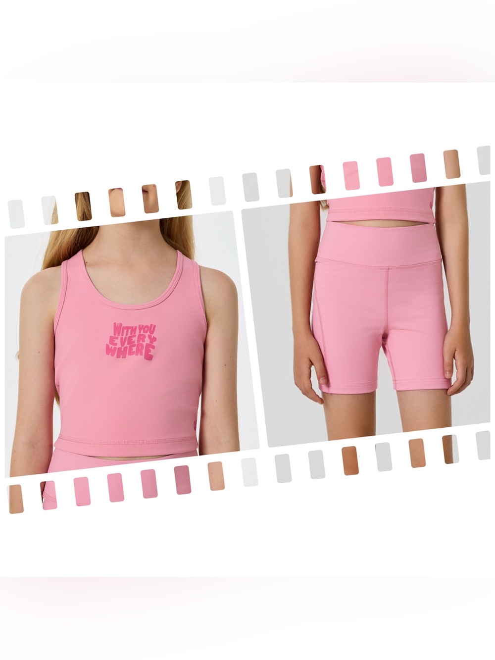 Ethika 2pc Biker Shorts & Long Line Bra Bundle
